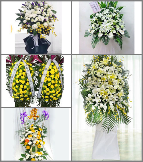 福建泉州晋江市东石镇永湖村白事花篮预定